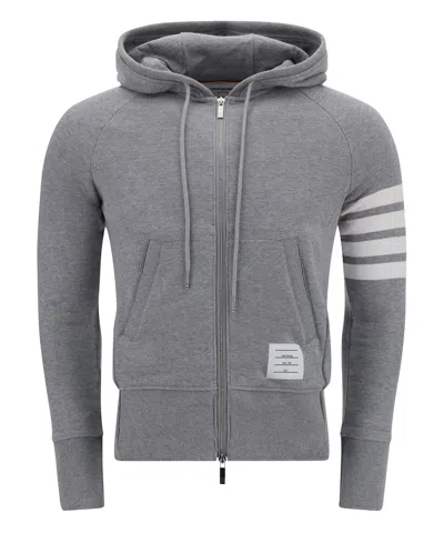Thom Browne Hoodie In Gray
