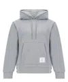 Thom Browne Hoodie In Grey