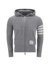 Thom Browne Gray Cotton Sweatshirt In Light Grey