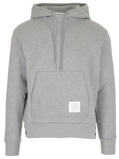 Thom Browne Hoodie Sweatshirt In Grey