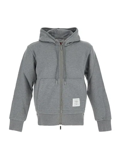 THOM BROWNE HOODIE ZIP UP PULLOVER