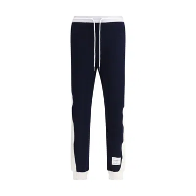THOM BROWNE HORIZONTAL BANDED SWEATPANTS