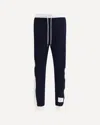 Thom Browne Sweatpants With Engineered 4 Bars In Solid Classic Loopback Jersey Clothing In Blue
