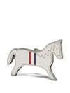 Thom Browne Horse-motif Tie Bar In Brown