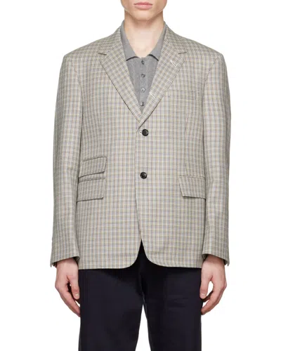 Thom Browne Houndstooth Sport Coat In Multi