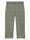 Thom Browne Houndstooth Tweed Trousers In Multi