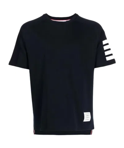 Thom Browne Item O-neck Short-sleeved T-shirt In Black