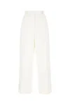 Thom Browne High-rise Tailored Pants In White