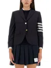 Thom Browne Jacket 4bar In Blue