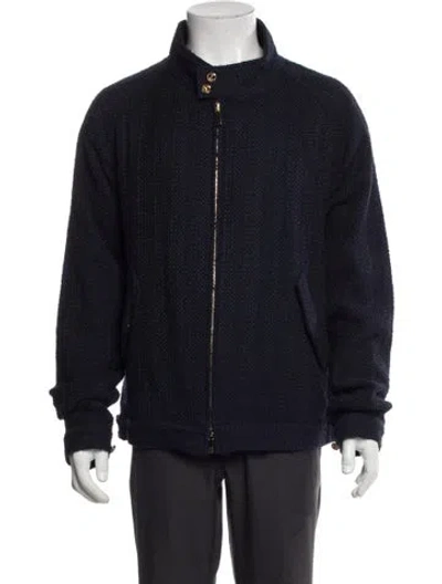 Pre-owned Thom Browne Jacket In Blue