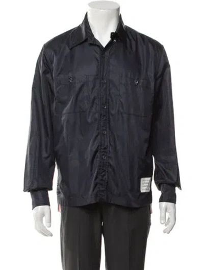 Pre-owned Thom Browne Jacket In Blue
