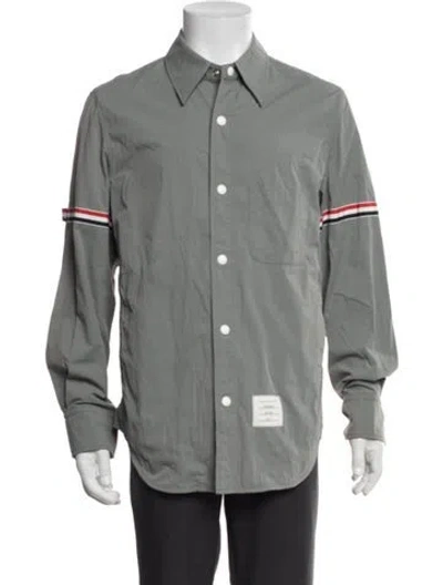 Pre-owned Thom Browne Jacket In Green/grey
