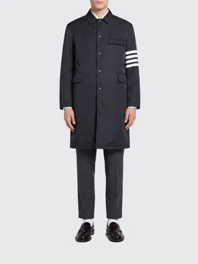 Thom Browne Jacket Men Color Navy In Black