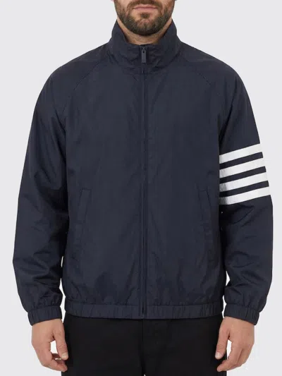 Thom Browne Jacket Men  In Blue