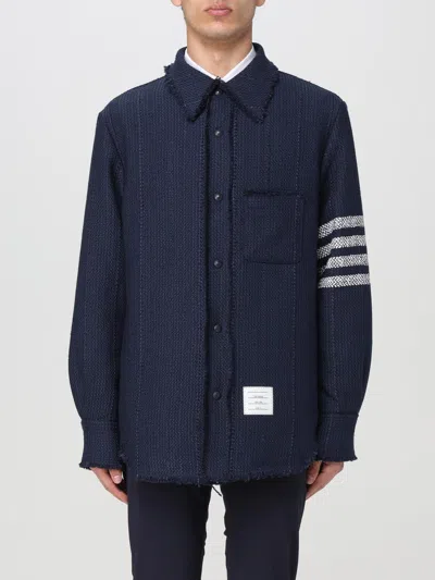 THOM BROWNE JACKET THOM BROWNE MEN COLOR BLUE,F24071009