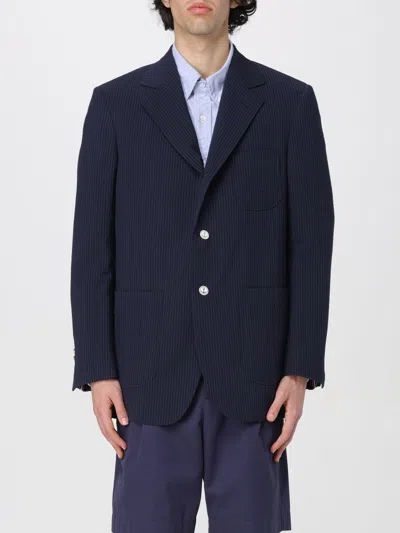 Thom Browne Jacket  Men Color Blue