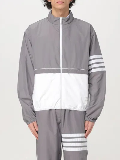 THOM BROWNE JACKET THOM BROWNE MEN COLOR GREY,G67342020