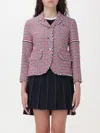 Thom Browne Check-pattern Tweed Jacket In Multicolor