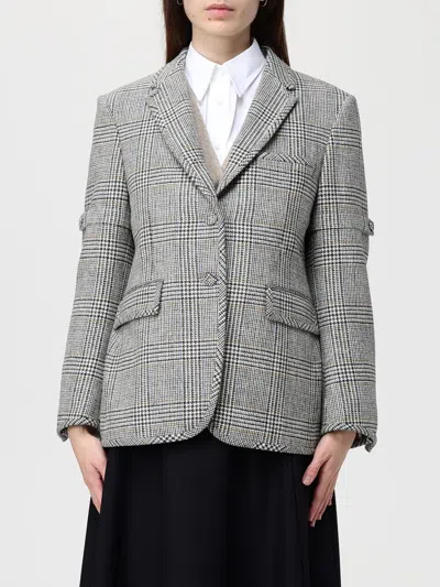 THOM BROWNE JACKET THOM BROWNE WOMAN COLOR WHITE,H66951001