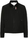 Thom Browne Rwb Stripe Zip-up Padded Jacket