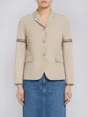 Thom Browne Sport Blazer Chest Pocket Flap Pockets In Neutral