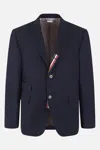 Thom Browne Men's Single-breasted Jacket In Blue