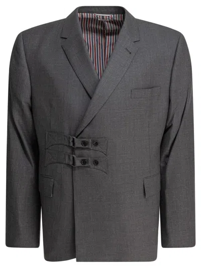 Thom Browne Jackets In Gray