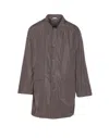 Thom Browne Versatile Packable Jacket Long Sleeves In Brown