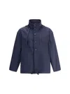 Thom Browne Memory Tech Waterproof Jacket In Blue