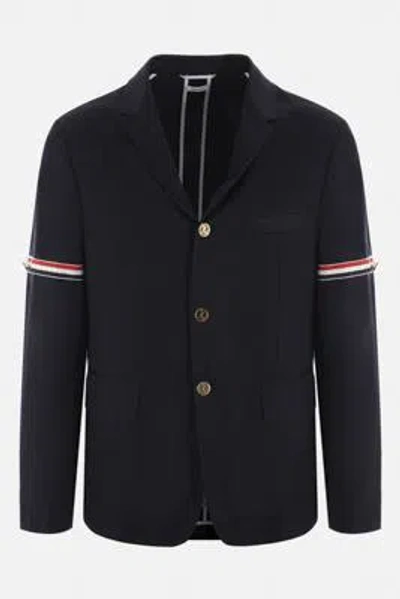 Thom Browne Jackets In Blue