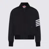 Thom Browne Jackets Blue And Green In Black