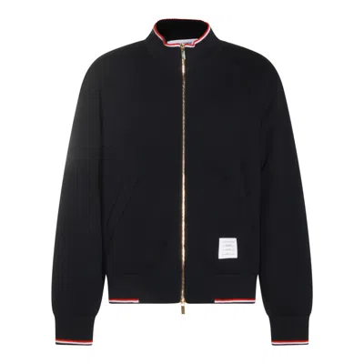 THOM BROWNE JACKETS BLUE AND GREEN