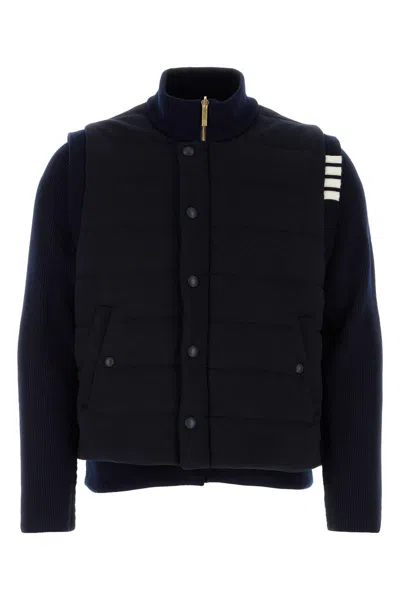 Thom Browne Reversible Jacket In Blue