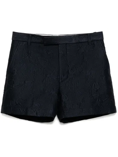 Thom Browne Jacquard Chino Short In Blue