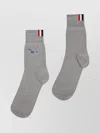 Thom Browne Jacquard Hector Dog Motif Mid-calf Socks