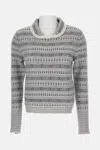 Thom Browne Jacquard Pullover In Gray