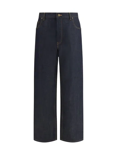 Thom Browne Japanese Selvedge Denim Five-pocket Trousers In Multi