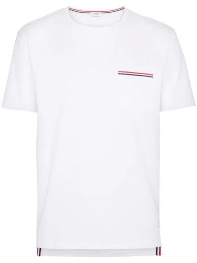 THOM BROWNE THOM BROWNE JERSEY COTTON POCKET T-SHIRT CLOTHING