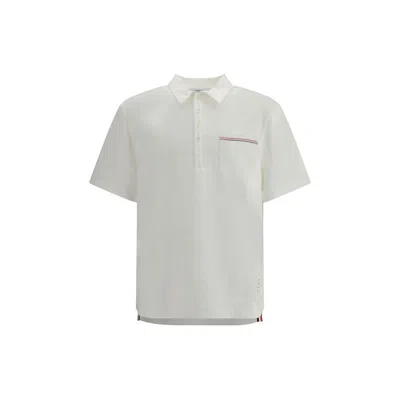 THOM BROWNE JERSEY POLO SHIRT