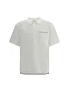Thom Browne Jersey Polo Shirt In White