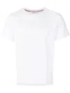 Thom Browne Jersey Relaxed Side Slit Tee Clothing In White
