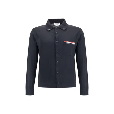 THOM BROWNE JERSEY STITCH BUTTON DOWN POINT COLLAR L