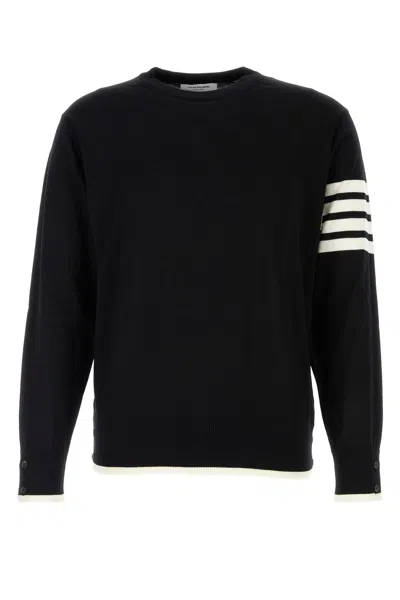 Thom Browne Jersey Stitch Relaxe-4 Nd  Male In Black