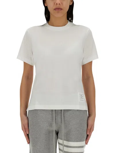 Thom Browne Relaxed-fit Cotton T-shirt In White