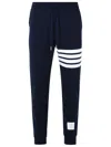 Thom Browne Tapered Striped Loopback Cotton-jersey Sweatpants