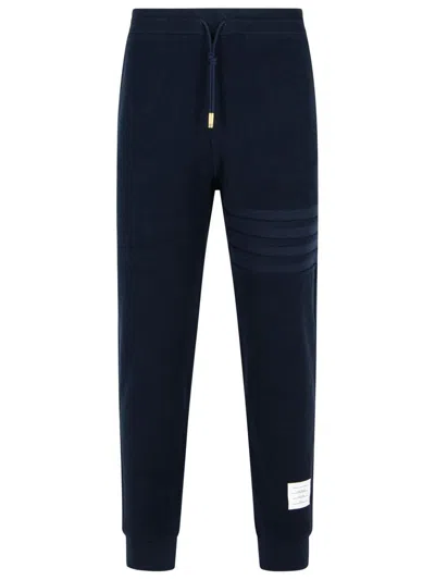 THOM BROWNE THOM BROWNE 'JOGGER' NAVY COTTON PANTS