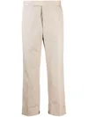 Thom Browne Typewriter Cloth Chino Pants In Tan