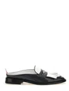Thom Browne Kilt Varsity Penny Loafer In Gray