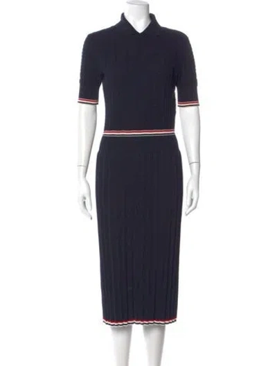Pre-owned Thom Browne Knee-length Dress In Black