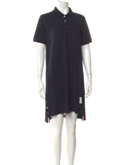 Pre-owned Thom Browne Knee-length Dress In Blue